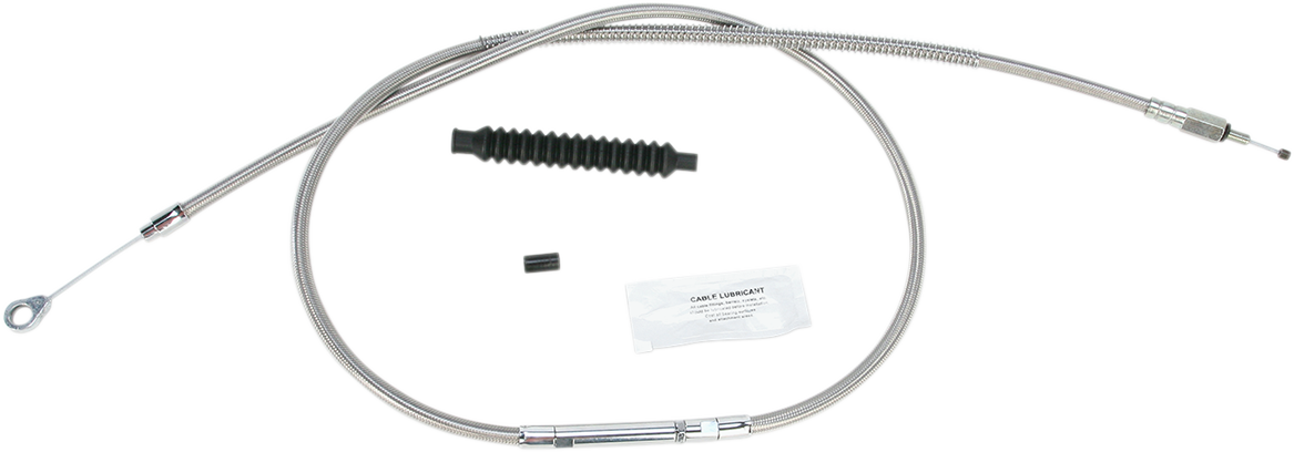BARNETT High-Efficiency Stainless Steel Clutch Cable for Harley-Davidson - +6" - '06-'16 Dyna 102-30-10032-06