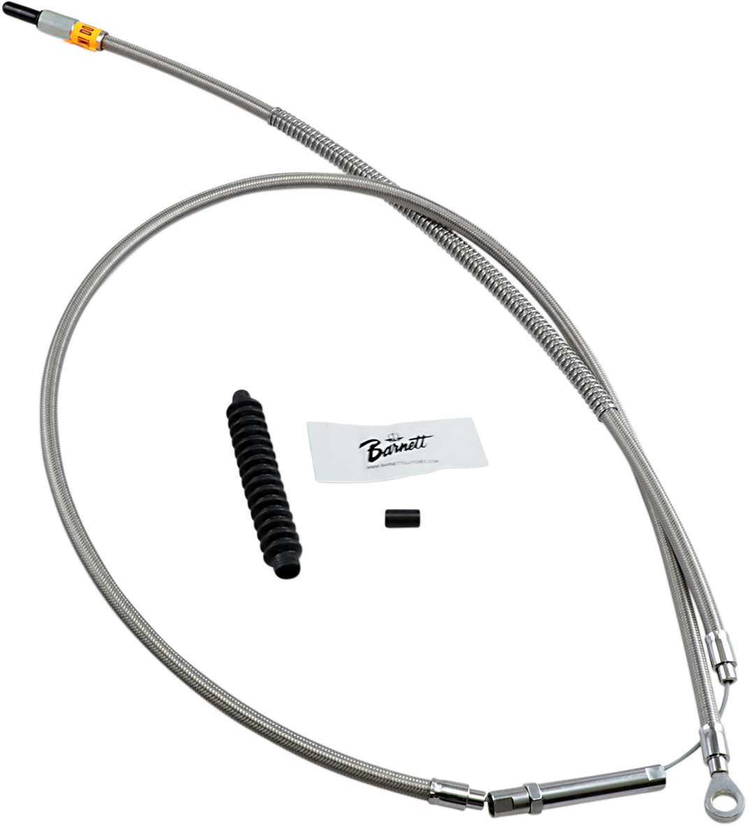 BARNETT High-Efficiency Stainless Steel Clutch Cable for Harley-Davidson - +6" - '07 Touring 102-30-10035-06