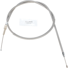 BARNETT High-Efficiency Stainless Steel Clutch Cable for Harley-Davidson - +6" - '68-'85 102-30-10014-06