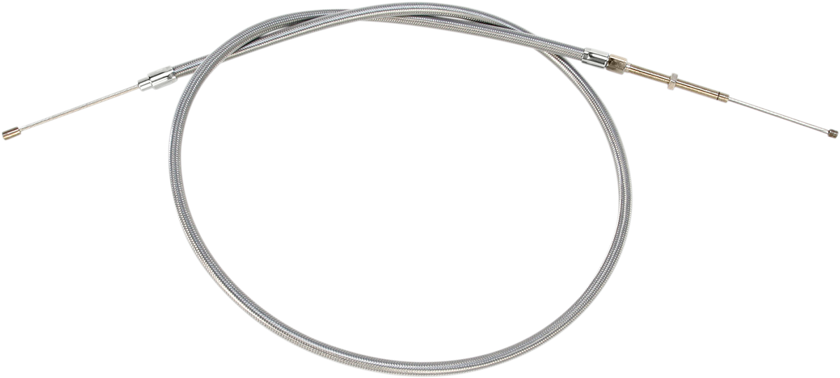 BARNETT High-Efficiency Stainless Steel Clutch Cable for Harley-Davidson - +6" - '71-'85 Sportster 102-30-10015+6