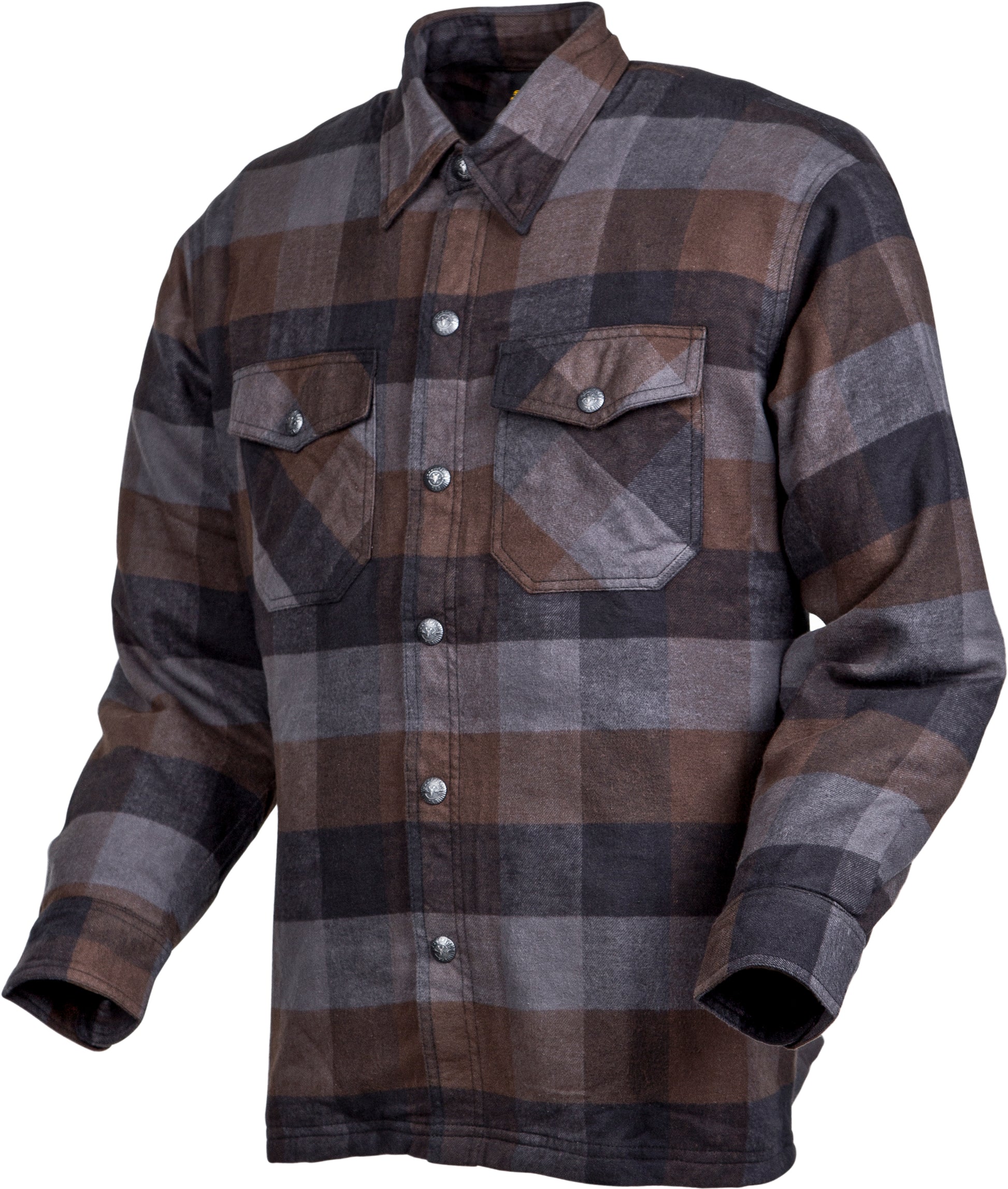 Covert Moto Flannel Black/Brown/Grey Sm