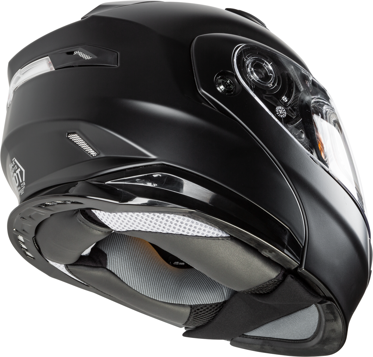 Md 01s Modular Snow Helmet W/Electric Shield Matte Blk Sm