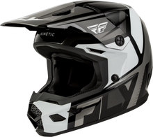 Youth Kinetic Scrap Helmet Black/White/Grey Ym