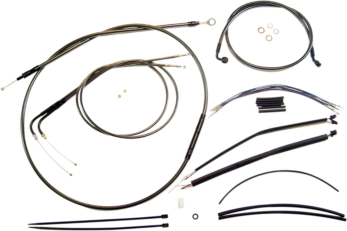 MAGNUM SHIELDING Black Pearl™ Designer Handlebar Installation Kit - 12"-14"" - '11-'14 FLS 487271