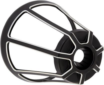 ARLEN NESS Monster Sucker Air Cleaner Cover - Beveled - Black 81-104
