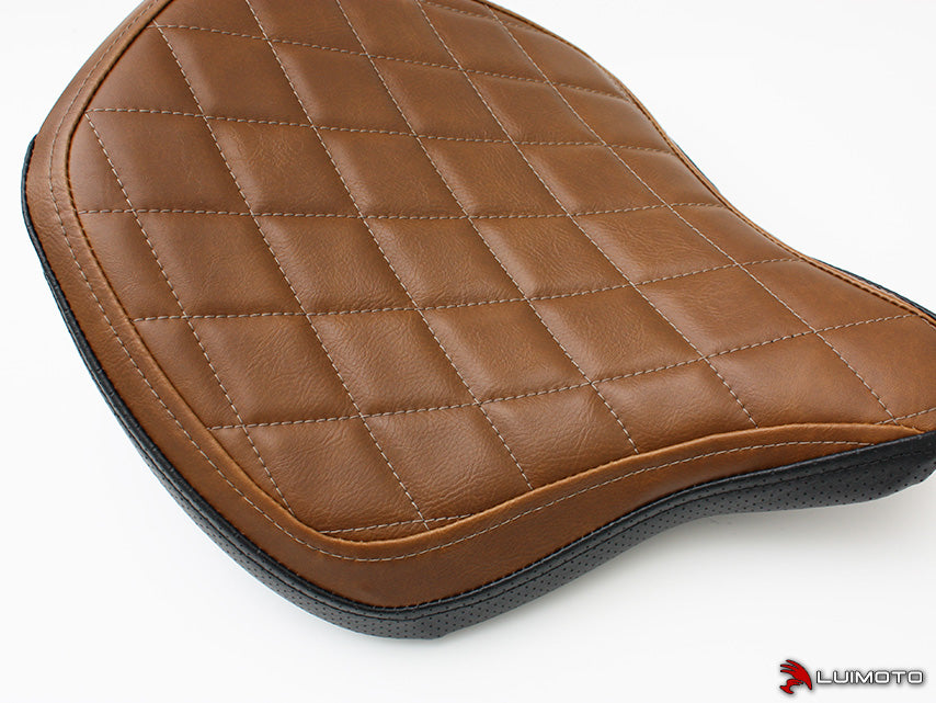 LUIMOTO Vintage Diamond Seat Cover for the Triumph Bobber
