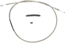 BARNETT High-Efficiency Stainless Steel Clutch Cable for Harley-Davidson - +8" - '89-'06 Touring 102-30-10005-08