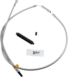 BARNETT High-Efficiency Stainless Steel Clutch Cable for Harley-Davidson - +10" - '89-'06 Touring 102-30-10005-10