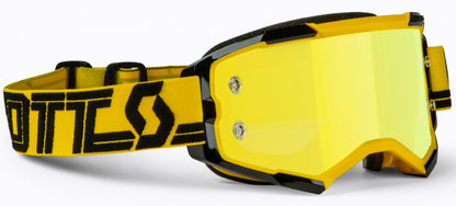 Fury Goggle Yellow/Black Yellow Chrome Works