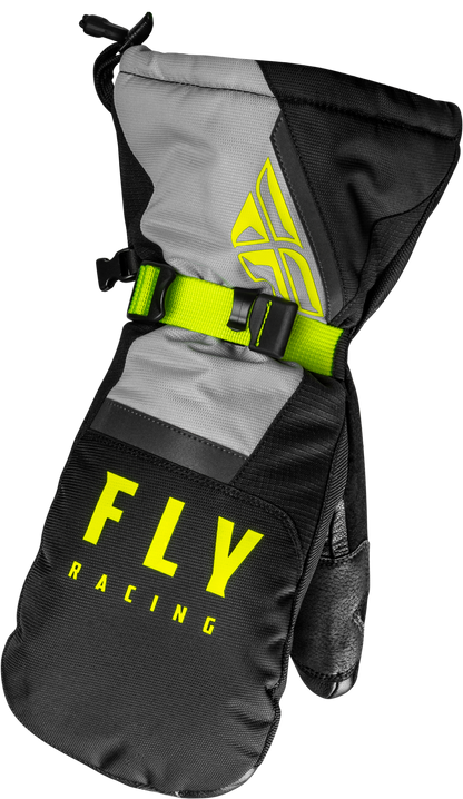 Cascade Mittens Black/Grey/Hi Vis Sm