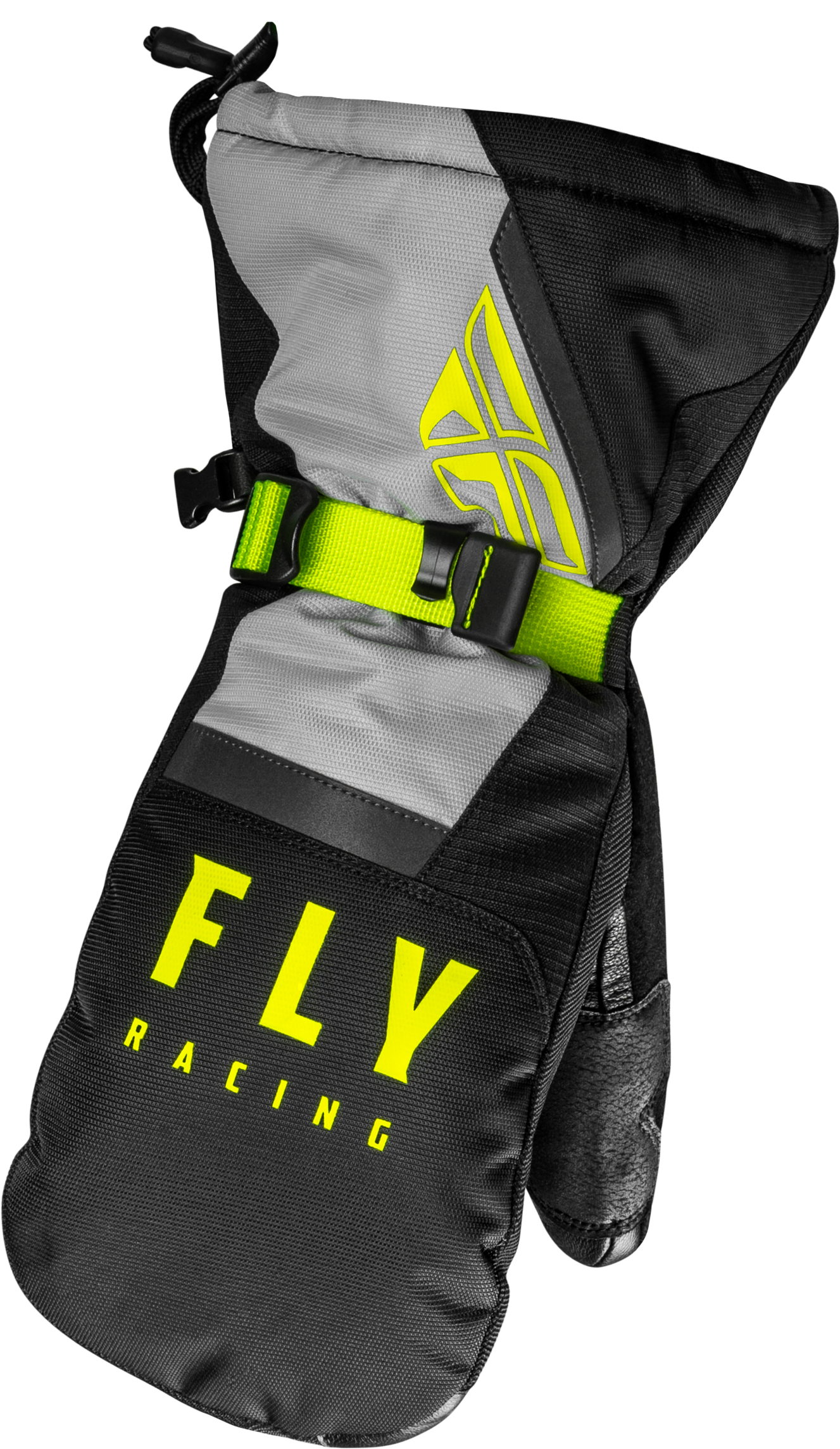 Cascade Mittens Black/Grey/Hi Vis Md
