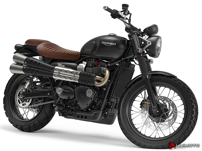 LUIMOTO Vintage Classic Rider Seat Cover for the Triumph Street Scrambler (2017+)