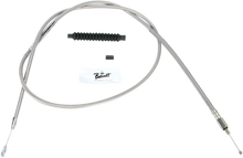 BARNETT High-Efficiency Stainless Steel Clutch Cable for Harley-Davidson - +12" - '89-'06 Touring 102-30-10005-12