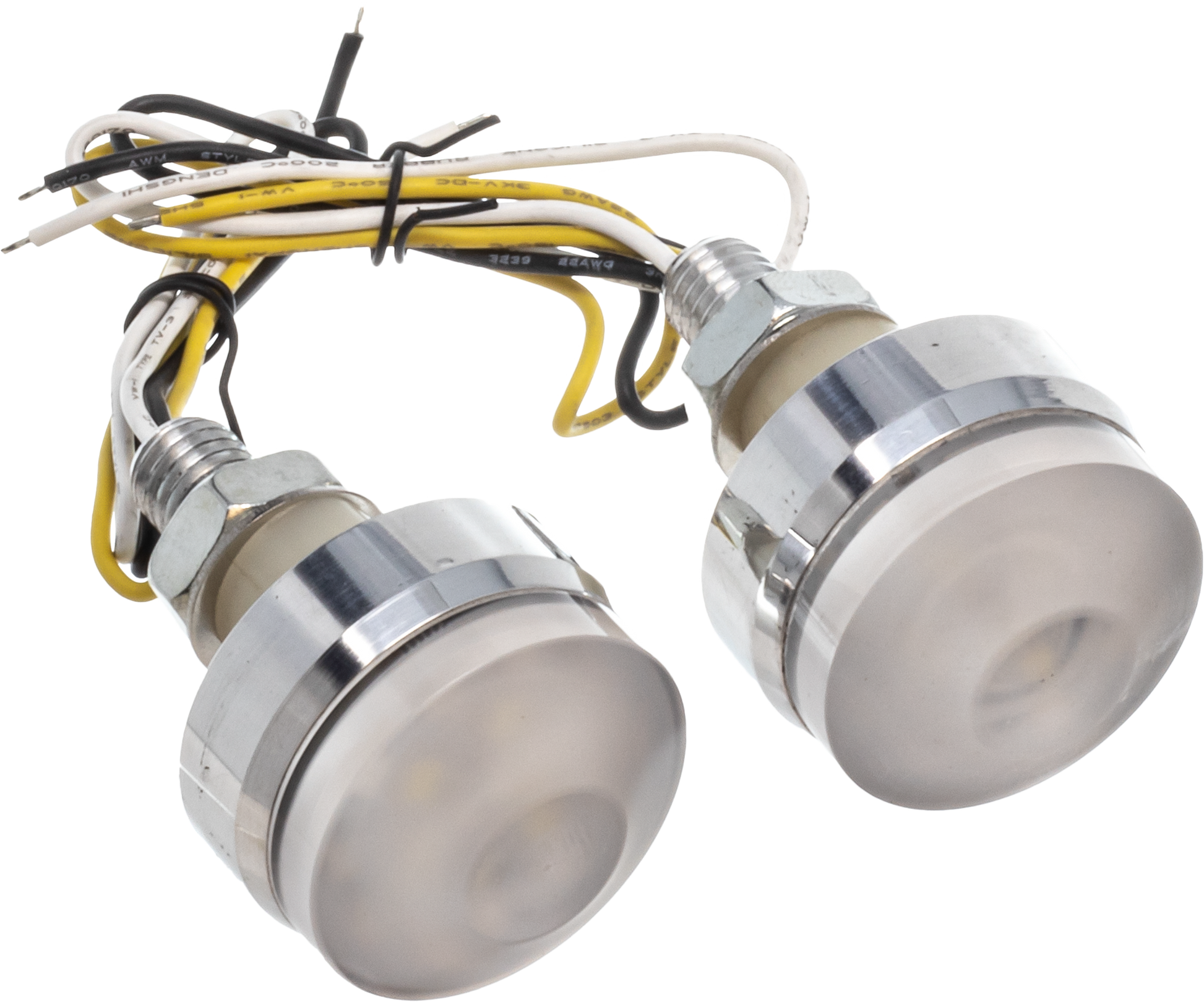 Grip Light Led Flush Polished White/Amber
