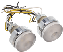 Grip Light Led Flush Polished White/Amber