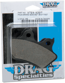 DRAG SPECIALTIES Semi-Metallic Brake Pads - Rear - HD Softail B16-0922SCP