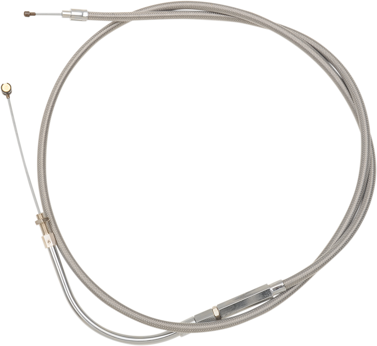 BARNETT Stainless Steel Clutch Cable for Victory - +6" - '03-'07 Hammer/Kingpin/Vegas 102-85-10003-06