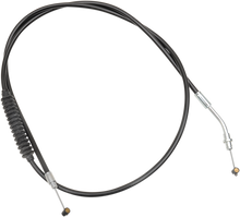 BARNETT Black Vinyl Clutch Cable - +6" - Indian 101-40-10004-06