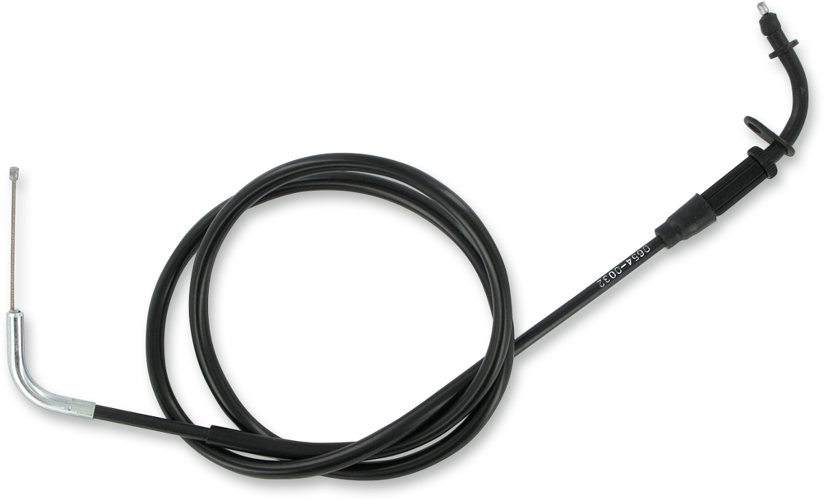 PARTS UNLIMITED Black Vinyl Choke Cable - Kawasaki 54017-S001