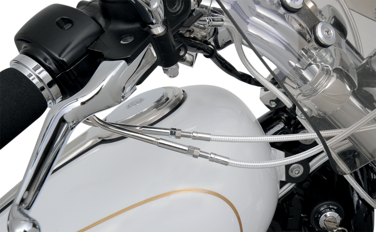 MAGNUM SHIELDING Sterling Chromite II® Braided Throttle Cable for Harley-Davidson - 30" 3336
