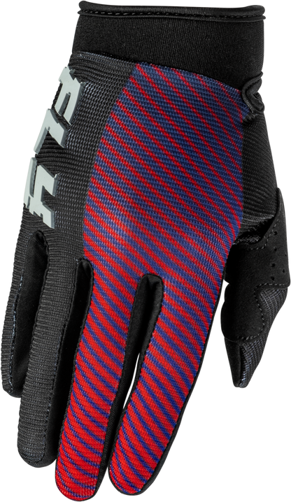 Youth F 16 Gloves Black/Red/Purple Ym