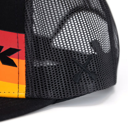Sunday Stripe 2fifty Trucker Black Snapback Hat