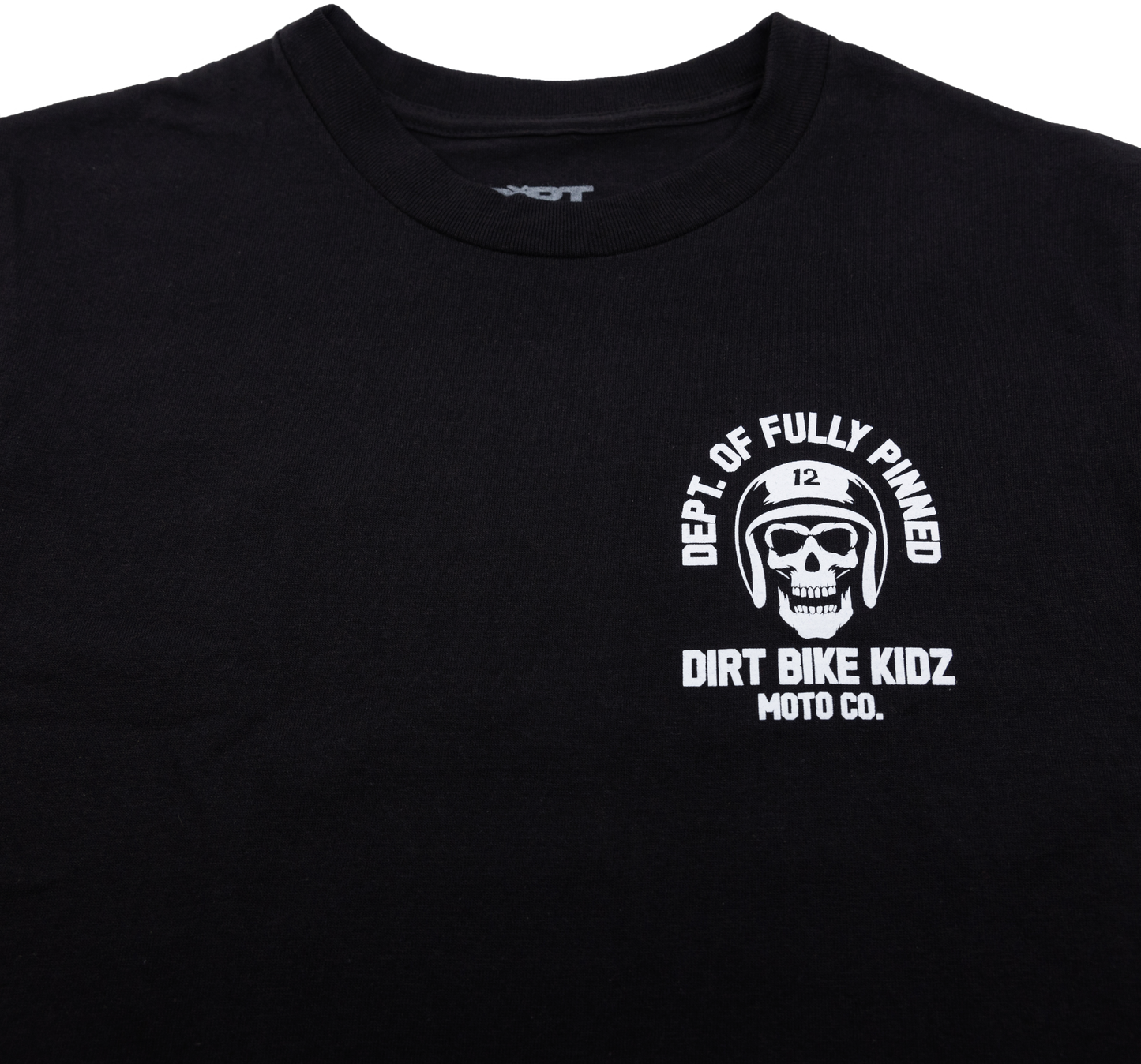 Fully Pinned Youth Tee Black Ys