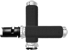 Memory Foam Small Chrome Twist Grip