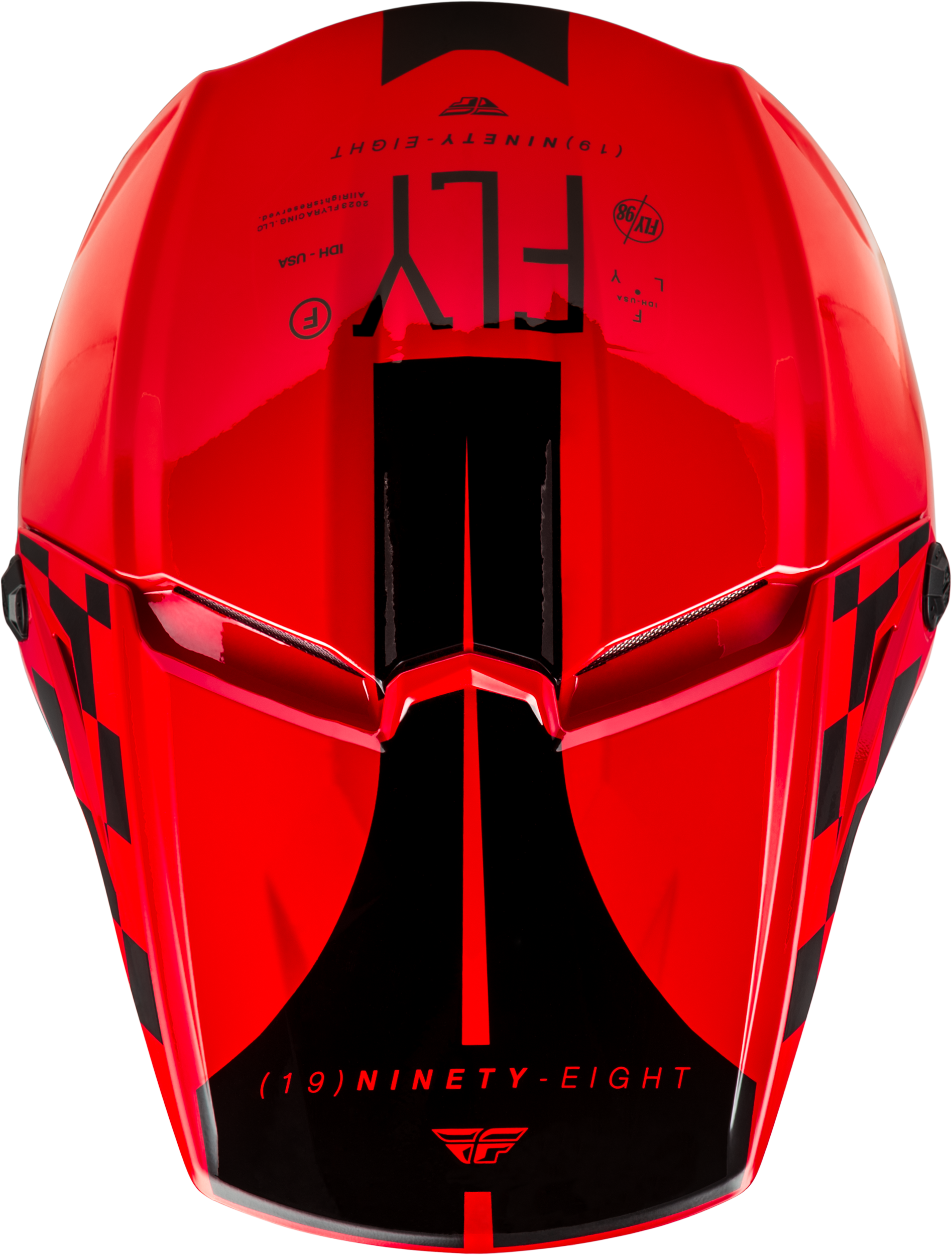 Yth Kinetic Lite Rival Helmet Gloss Red/Black Ys