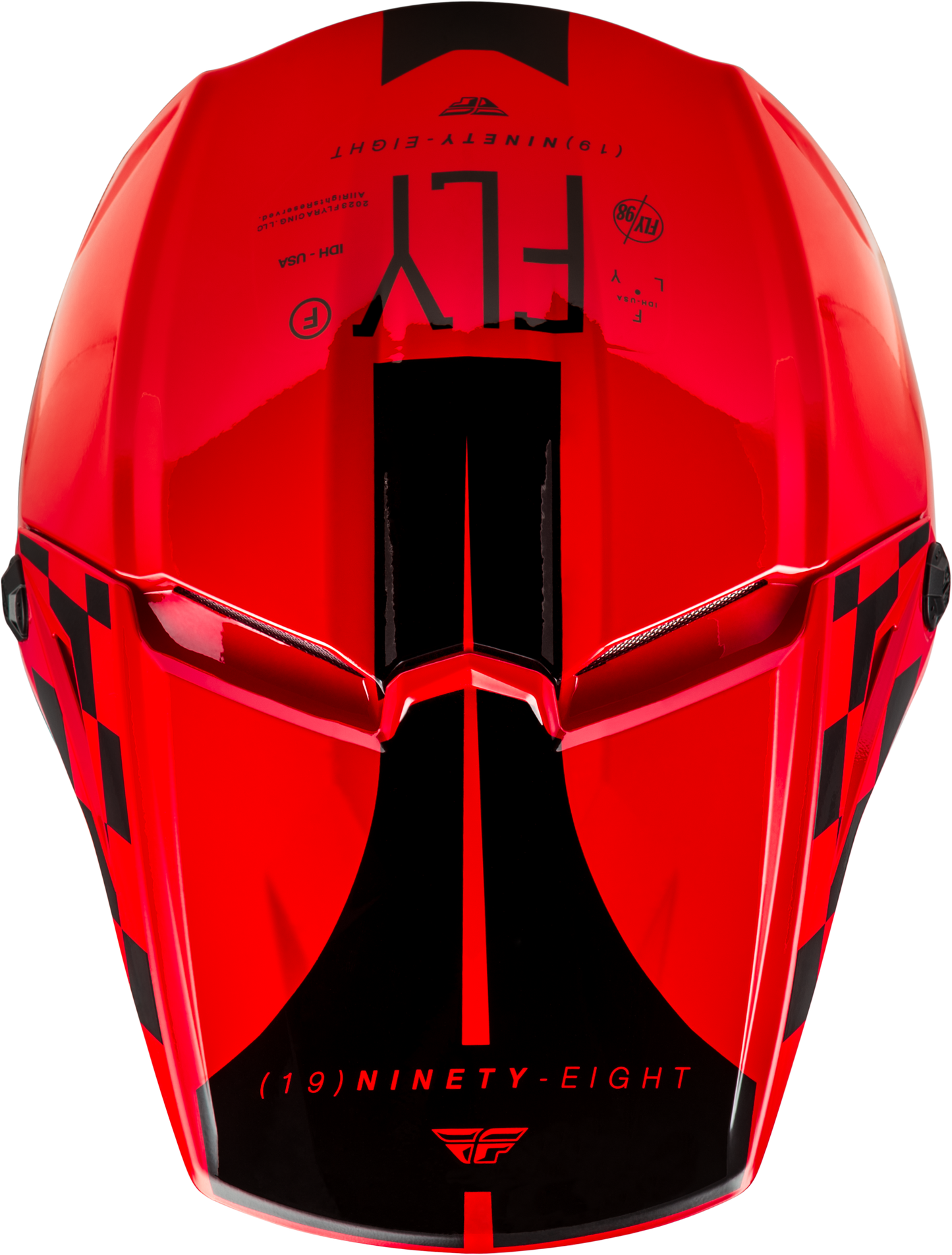 Kinetic Lite Rival Helmet Gloss Red/Black Sm