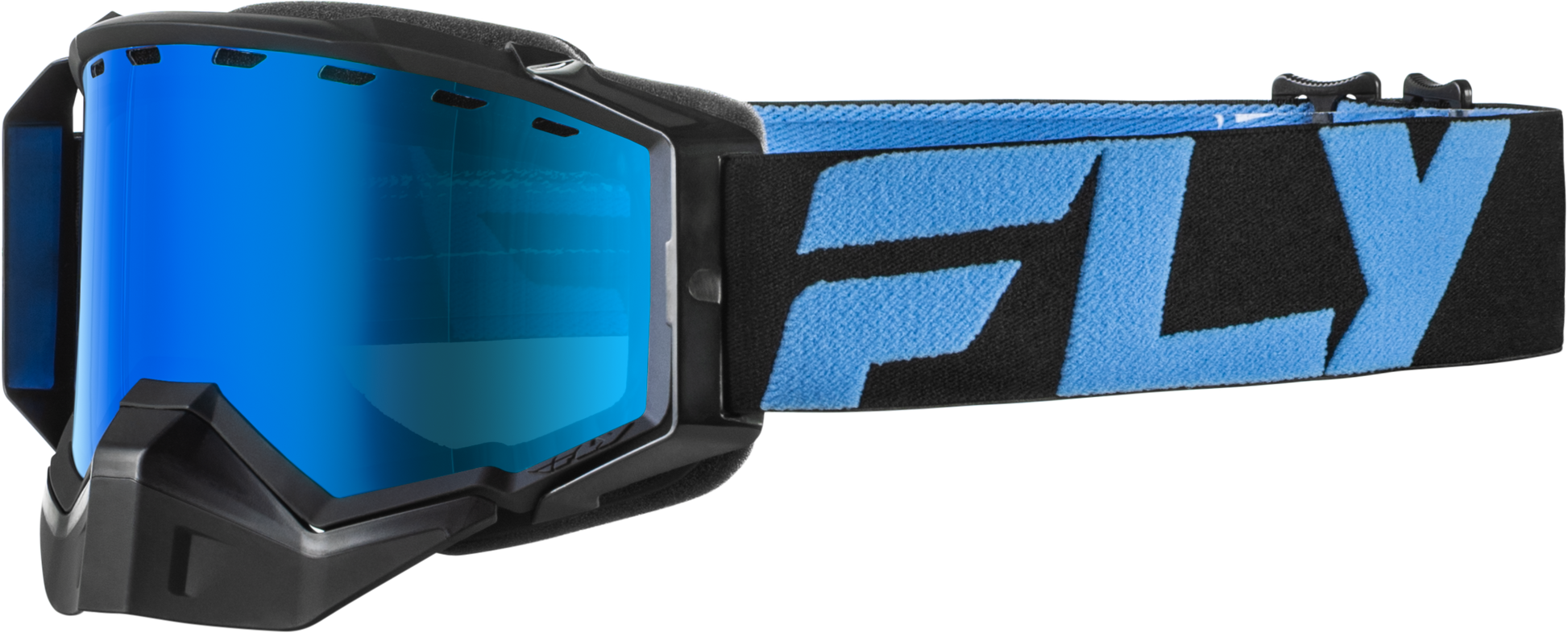 Zone Snow Goggle Blk/Blu W/Sky Blue Mir/Blue Lens