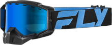Zone Snow Goggle Blk/Blu W/Sky Blue Mir/Blue Lens
