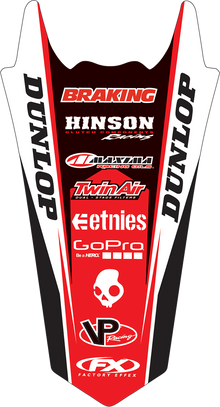 FACTORY EFFEX Rear Fender Graphic - CR 80/85 17-32302
