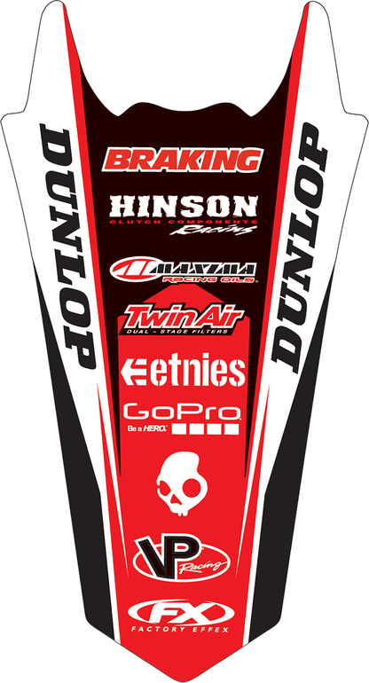 FACTORY EFFEX Rear Fender Graphic - CRF150R 17-32304