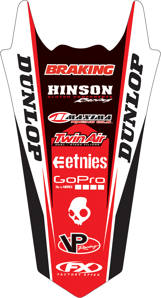 FACTORY EFFEX Rear Fender Graphic - Honda 17-32306