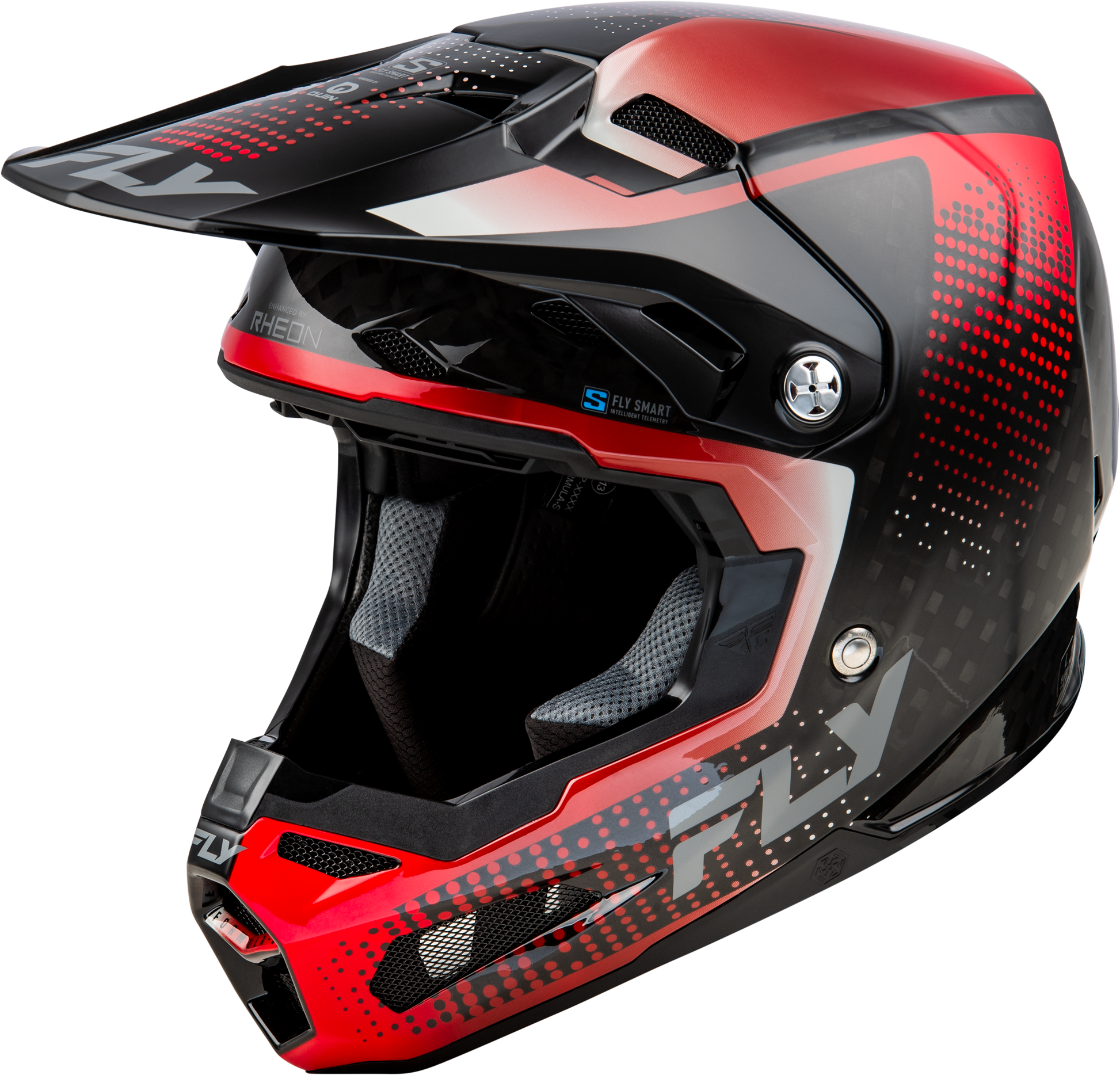Formula S Carbon Protocol Helmet Black Carbon/Red 2x