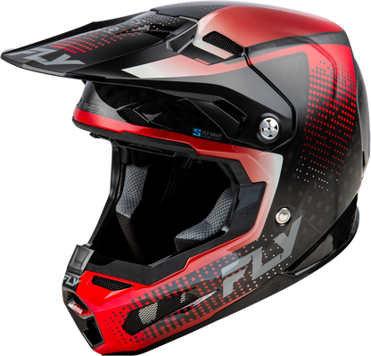 Formula S Carbon Protocol Helmet Black Carbon/Red Xl