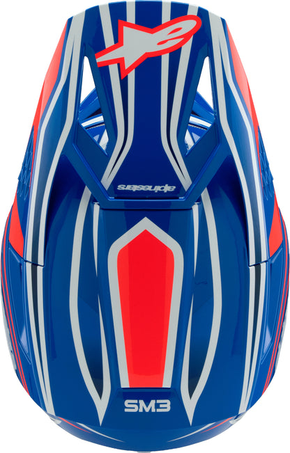 Sm3 Youth Wurx Helmet Blue/Red/Wht/Blk Ys