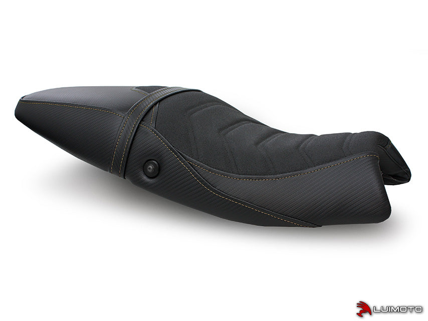 LUIMOTO (Cafe Line) Rider Seat Covers for the Triumph SPEED TRIPLE (05-07)