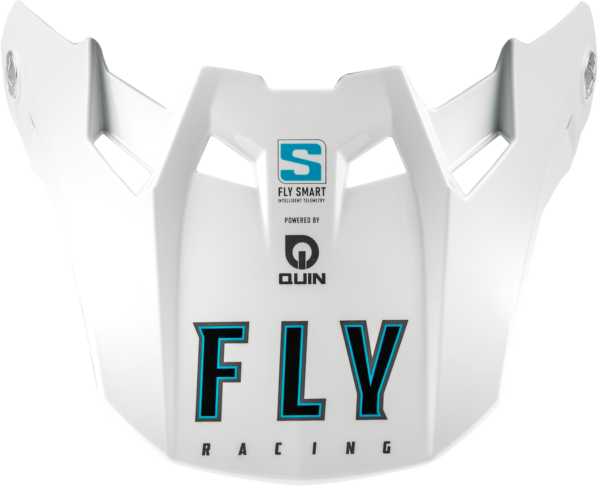 Formula S Carbon Solid Visor White Xl/2x