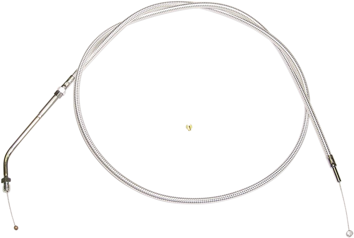 MAGNUM SHIELDING Sterling Chromite II® Braided Throttle Cable for Harley-Davidson - 49-5/8" 333010