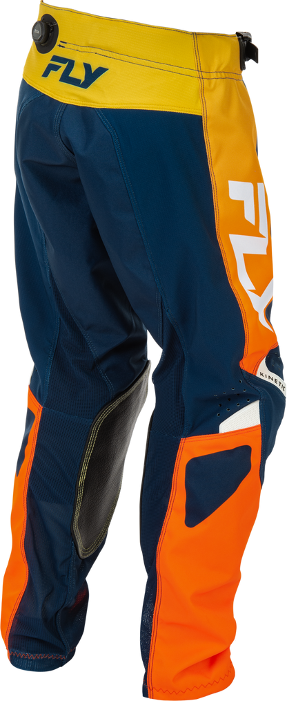 Youth Kinetic Pants Navy/Orange Sz 18
