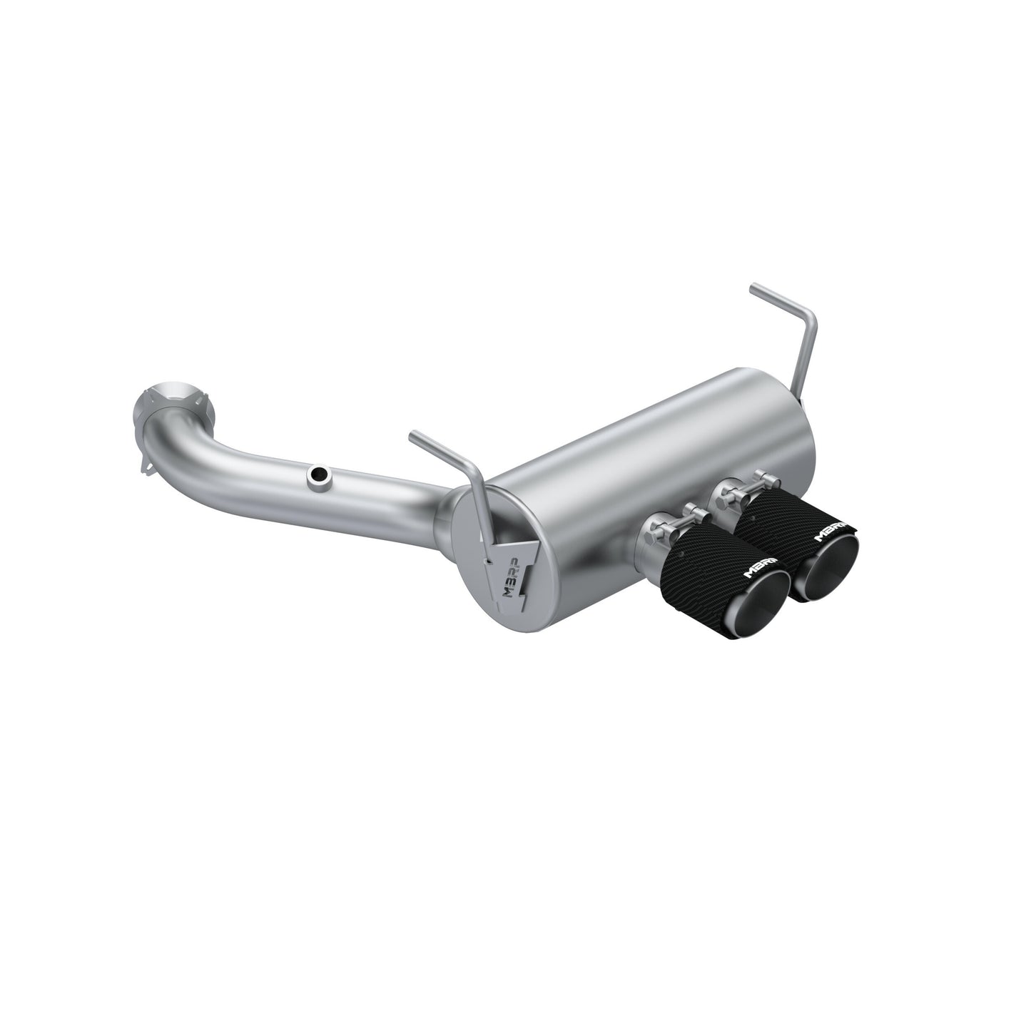 Dual Slip On System W/ 6" Perf. Muffler Chrome Cb Tip