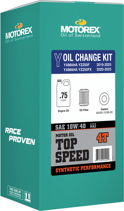 Top Speed Oil Change Kit 0.75l 10w/40 Yam