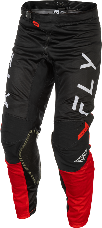 Kinetic Mesh Center Pants Black/White/Red Sz 34