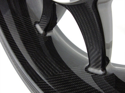 BST Panther TEK 7 Spoke Carbon Fiber Rear Wheel for the BMW R 1200 / 1250 R RS and RS 2014+ (ABS) - 6.0 x 17