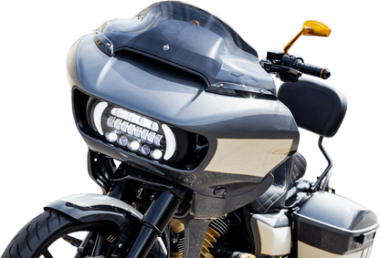 Led Sharktooth W/ Turns Blk/Chr Fltr `15 Up