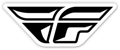 Sticker F Wing 4" 10pk Die Cut Laminated