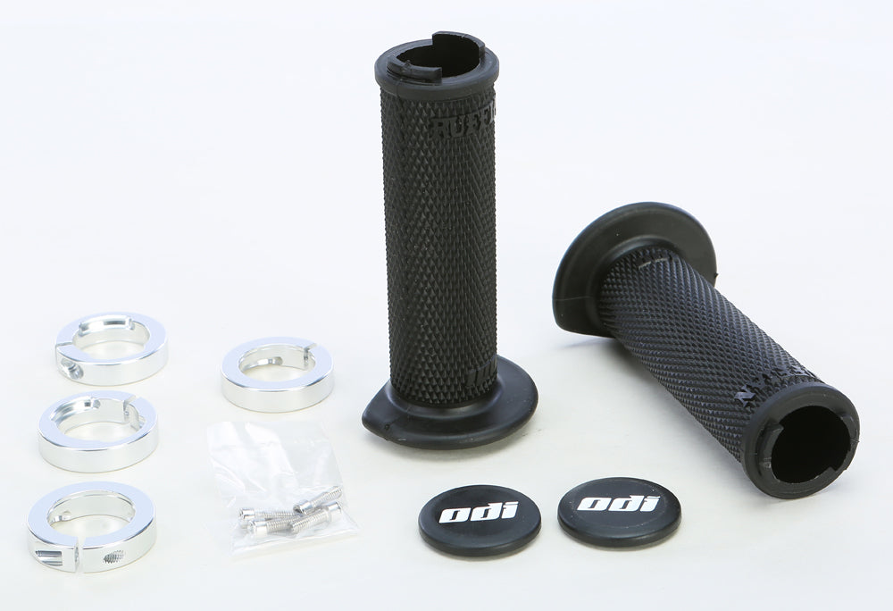 Atv Ruffian Lockon Grip 120mm Black/Silver