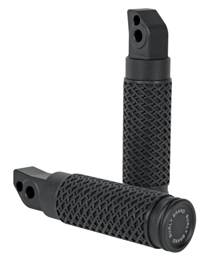 Slash Cut Pass Foot Pegs Pr Black